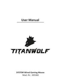 Notice Titanwolf 305360 Souris