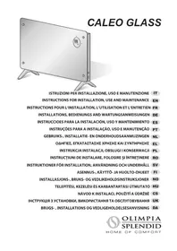OLIMPIA SPLENDID Caleo Glass - Radiatore elettrico