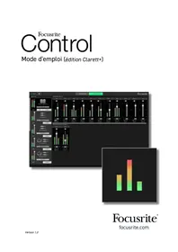 Notice FOCUSRITE CLARETT+ 4 PRE Interface audio