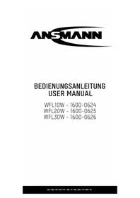 Notice ANSMANN WFL10W Lámpara