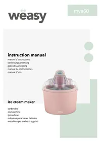 Notice Wëasy MYA60 Machine à glace
