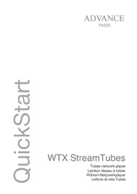 Notice ADVANCE WTXSTREAMTUBES Lecteur multimédia