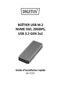 Notice Digitus DA71157 Boîte de stockage