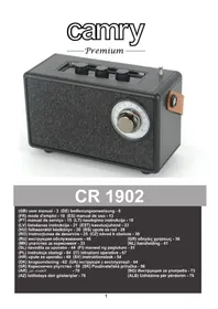 Notice CAMRY CR 1902 ηχείο