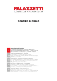 Notice Palazzetti ECOFIRE GIORGIA 9 ARIA Padella