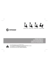 Notice Horizon R8.0 Formateur de vélo d'intérieur