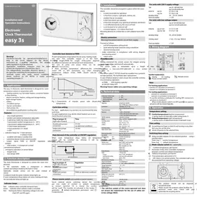 Notice Drayton EASY 3 Thermostat