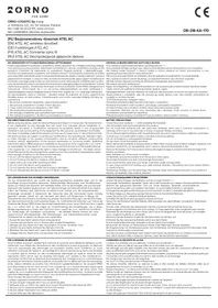 Notice ORNO ORDBKA170 Sonnette de portes