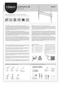 Notice Ridem RDM S2 Support mural