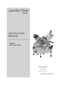 Notice Centerline EDGE13A Trancheuse