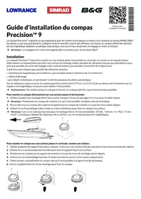 Notice SIMRAD PRECISION 9 Compas marine