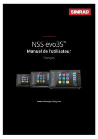 Notice SIMRAD NSS EVO3S Détecteur de poissons