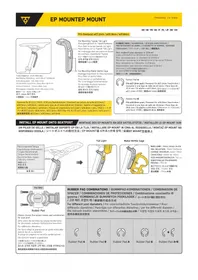 Notice Topeak EP MOUNT Lampe vélo