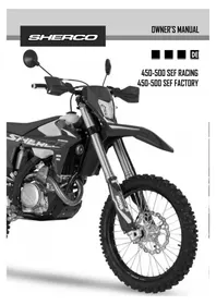 Notice Sherco 450 SEF (2025) Moto