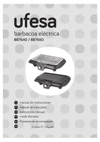 Notice UFESA BB7650 Plaque de grill
