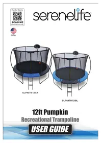 Notice SereneLife SLPMTR12BL Trampolín