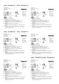 Notice Festo SIESQ8BPSKL Capteur inductif