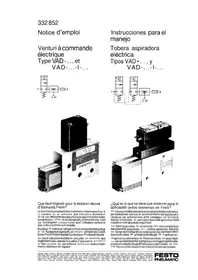 Notice Festo VADMEI38 Vanne pneumatique