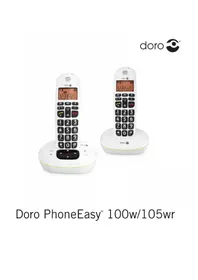 Notice DORO PHONEEASY 100W DUO Téléphone