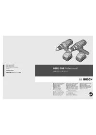Notice Bosch Blauw GSR 14 42LI PROFESSIONAL Perceuse