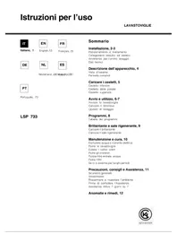 Notice HOTPOINT LSP 733A X Lave-vaisselle