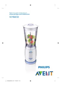 Notice PHILIPS SCF860 Mixér