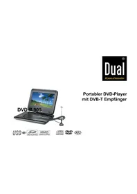 Notice DUAL DVDP 905 Tragbarer DVD-Player