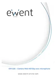 Notice Ewent EW1226 Webcam