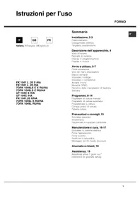 Notice HOTPOINT-ARISTON FK 1041.20 XHA Four