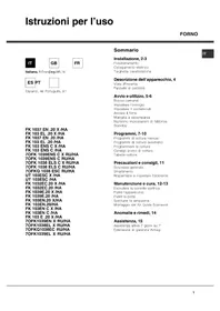 Notice HOTPOINT-ARISTON FK 1037EN .20 XHA Four