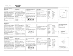 Notice ABUS XEVOX BW8070 Détecteur de mouvements