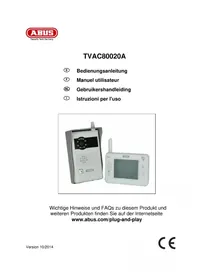 Notice ABUS TVAC80020A Interphone