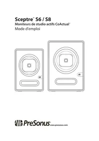 Notice PRESONUS SCEPTRE S8 Haut-parleur