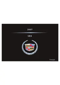 Notice CADILLAC SRX (2007) Voiture