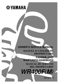 Notice YAMAHA WR400F (1999) Motocicleta