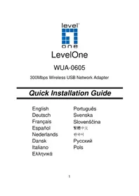 Notice LEVELONE WUA0605 Carte réseau / adaptateur