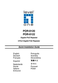Notice LEVELONE POR0122 Wifi répéteur