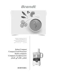 Notice BRANDT ROB506BG Robot ménager