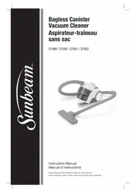 Notice SUNBEAM 27499SB Aspirateur