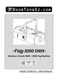 Notice BOOMTONEDJ FOG 3000 DMX Couteau
