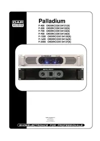 Notice DAP-Audio P900 Recepteur