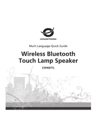 Notice CONCEPTRONIC CSPKBTTL Station d'acceuil