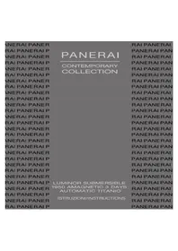 Notice PANERAI LUMINOR SUBMERSIBLE 1950 AMAGNETIC 3 DAYS AUTOMATIC TITANIO Mirar