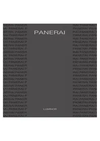 Notice PANERAI LUMINOR MARINA ACCIAIO Mirar