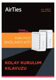 Notice AirTies AIR 4820 Point d'accès