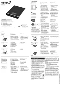 Notice KORONA 78015 Balances de cuisine