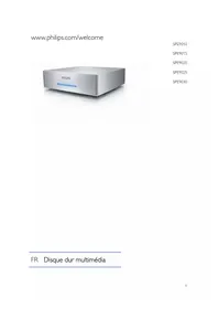 Notice PHILIPS SPE9020CC Disque dur externe