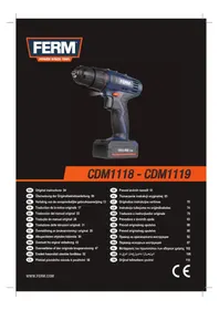 Notice Ferm CDM1119 Perceuse