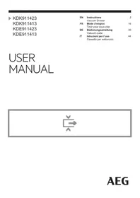 Notice AEG KDK911423M Cassetti e armadi riscaldati