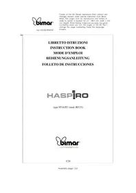 Notice Bimar ST16.EU Aspirapolvere